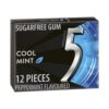 5 Gum Cool Mint Sugar Free Chewing Gum 12 Pieces 32g